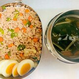 作り置きレシピ付き☆そぼろ2色丼とスープジャー弁当